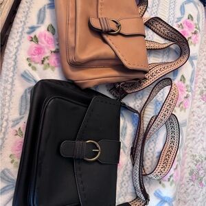 Stylish Black and Tan Women's Bags